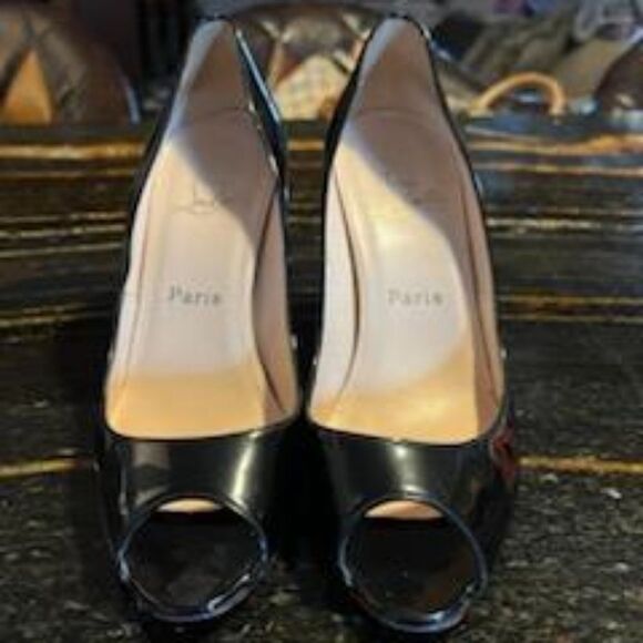 Christian Louboutin Peep Toe Heels Size EU39 - Picture 13 of 13